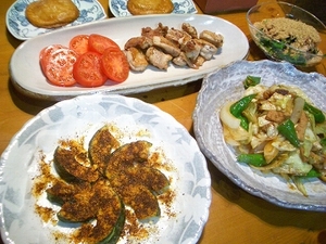 夕飯で…墓穴(自爆)