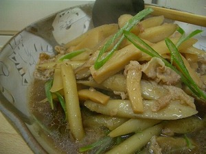 あぜりんさんのゴボウで幸せな夕食♪