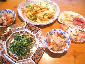 ネタがないから夕飯画像(汗)