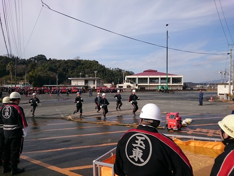 玉東町消防出初式