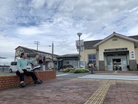荒尾駅前にて路上ライブ♪