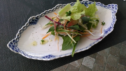 素敵なお庭と美味しい料理