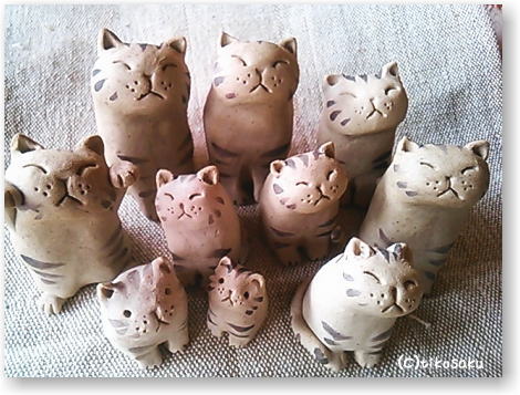 陶器の猫さん