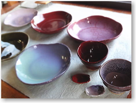 陶芸体験作品