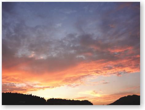 夕焼け空