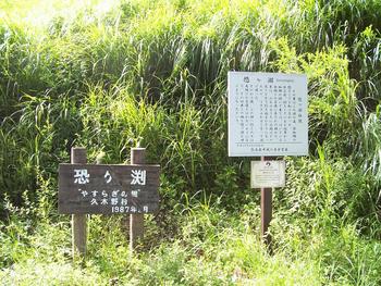谷人散歩　KIMIOのレポート　恐ヶ淵