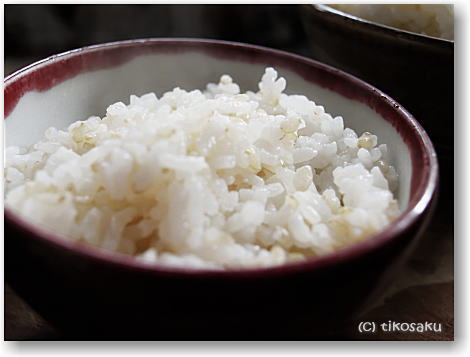 三分の一 玄米ご飯