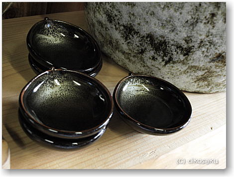 お正月に茄子型小皿♪
