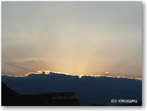 夕焼け？とは違う・・・