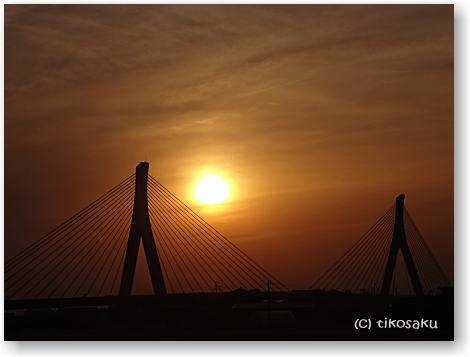 切ない夕日