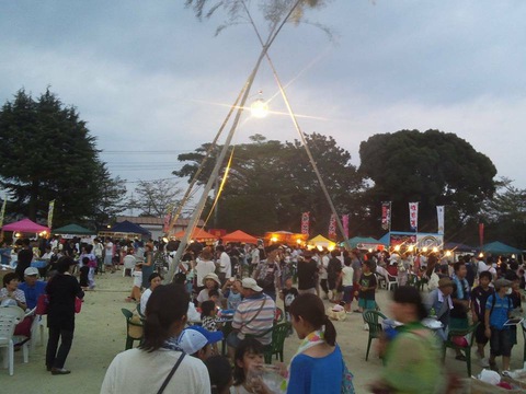 山本夏祭り 青年部有志での出店