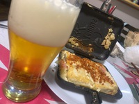 ホットサンドメーカーでクッキング♪