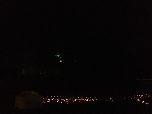 熊本城灯り