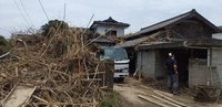 水害現場　観音様泥棒　人吉市大柿地区