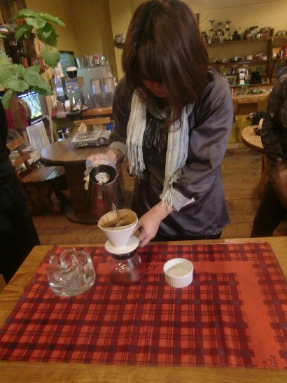 コーヒー教室、夜の部です♪
