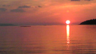 夕日