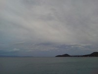 台風接近中